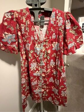 Marigold-boutique Red Floral dress
